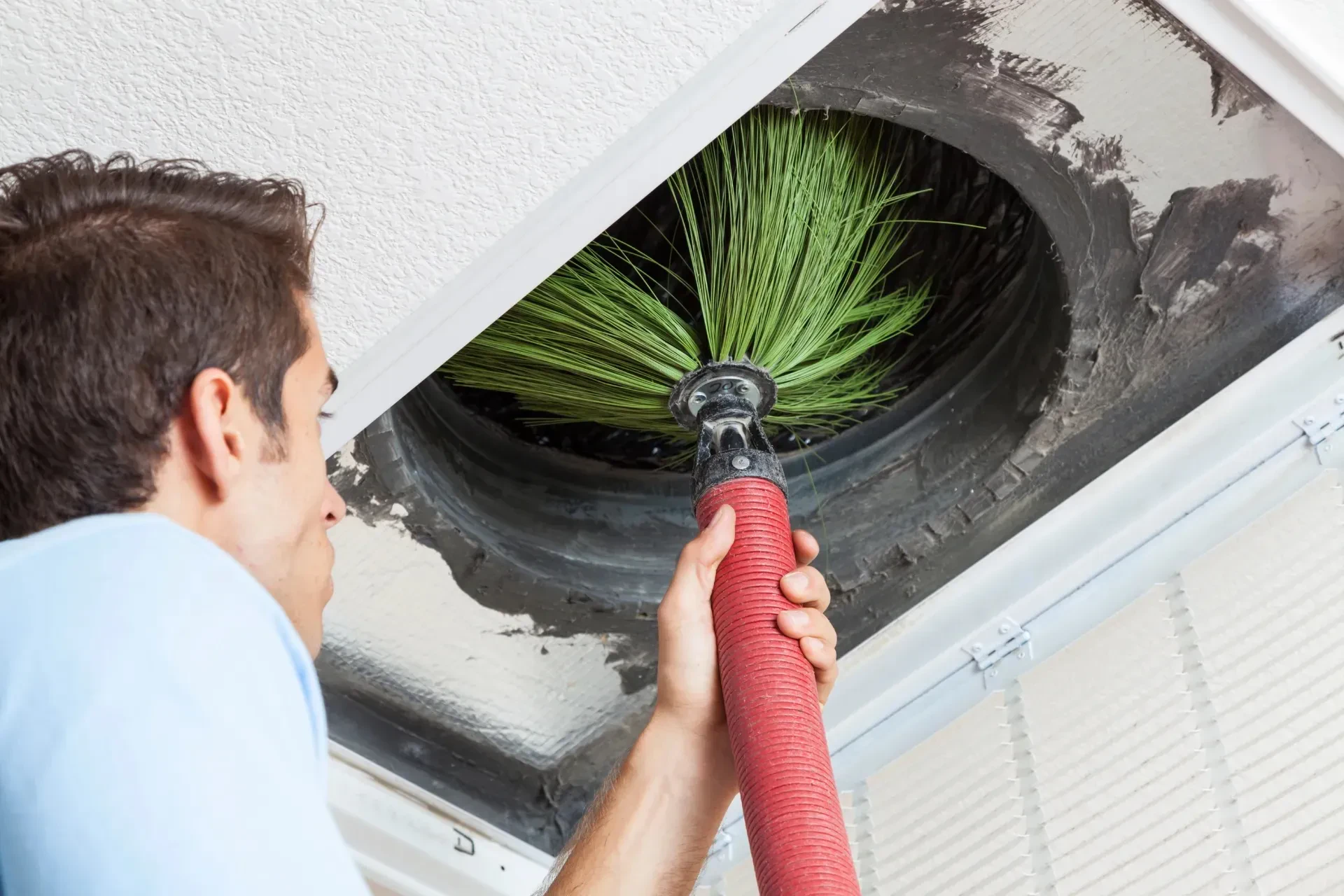 Duct cleaning process
