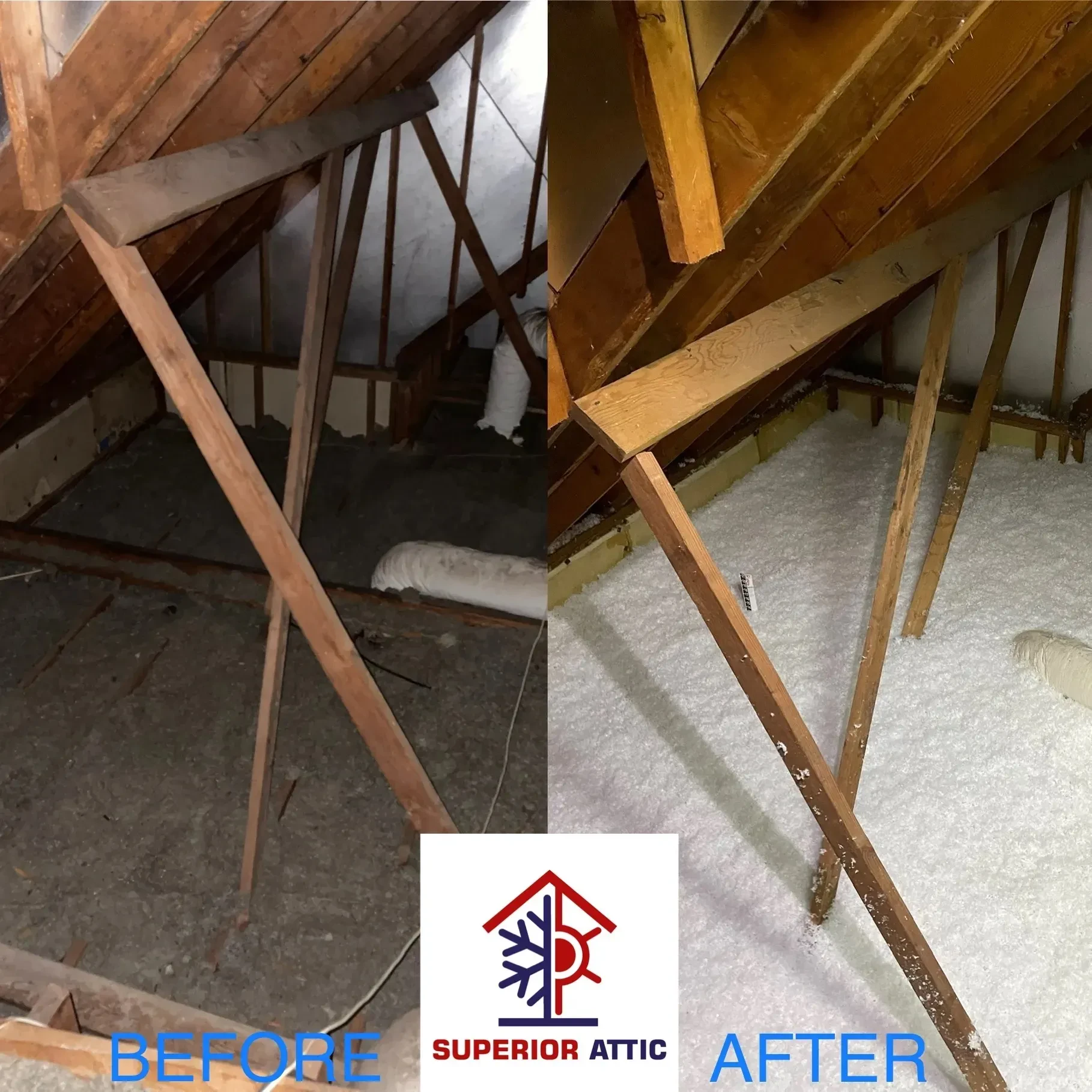 Full Attic Restoration — Fibreglass