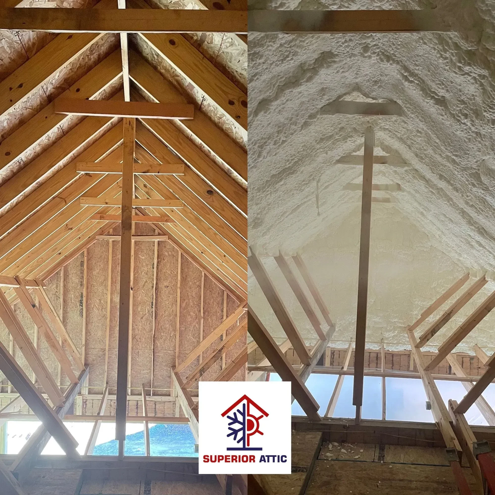 Spray foam — New Construction