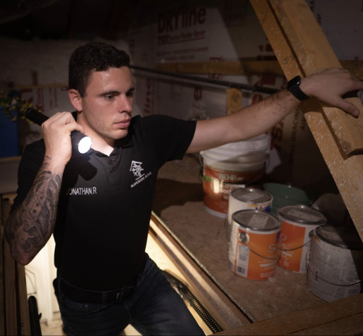 Superior Attic crew on the job